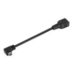 AISENS A101-0034 Cavo USB 0,15 m USB 2.0 Mini-USB B USB A Nero