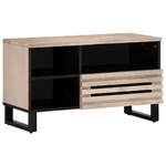 VidaXL Mobile Porta TV 80x34x46 cm in Legno Massello di Mango