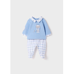 MAYORAL COMPLETO GHETTINA MAGLIA NEONATO MAYORAL 1594 70 BLU ORIGINALE PE 2022