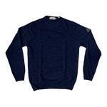 ROY ROGERS MAGLIA MAGLIONE UOMO ROY ROGERS CREW A22RRU502CC61 LANA BLU ORIGINALE AI 2023