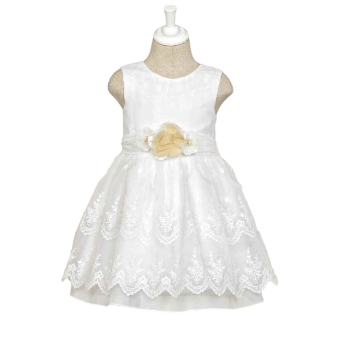 ABEL & LULA by MAYORAL ABITO VESTITO CERIMONIA BAMBINA ABEL E LULA 5022 BIANCO ORIGINALE PE 2023