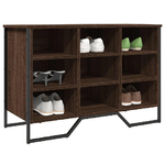 VidaXL Scarpiera Rovere Marrone 90x38x61,5 cm in Truciolato