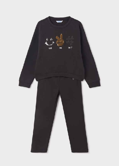 MAYORAL TUTA TUTE MAGLIA PANTALONE RAGAZZA MAYORAL 7830 COTONE GRIGIO ORIGINALE AI 2023