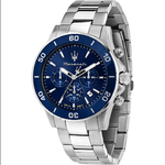 MASERATI OROLOGIO CRONOGRAFO UOMO MASERATI COMPETIZIONE R8873600002 43 BLU ORIGINALE 2024