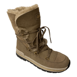 OLANG SCARPE STIVALE SCARPONI NEVE DONNA OLANG TANYA PELLE BEIGE ORIGINALE AI 2023