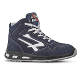 U-POWER SCARPE ANTINFORTUNISTICA LAVORO UOMO U POWER MOVING RL10086 PELLE BLU AI 2023