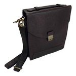 PIERRE CARDIN BORSA POCHETTE TRACOLLA UOMO PIERRE CARDIN 28003 YS12 PELLE MARRONE ORIGINALE