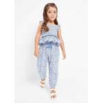 MAYORAL PANTALONE PANTALONI BAMBINA MAYORAL3508 COTONE BLU ORIGINALE PE 2023