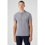 WRANGLER MAGLIA POLO T SHIRT UOMO WRANGLER REFINED W749KHXV6 GRIGIO ORIGINALE PE 2023