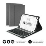 Subblim Teclado Bluetooth extraíble - Funda universal 9-10,1" - Diseño ultradelgado - Soporte ajustable - Acceso a todas