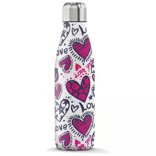 The Steel Bottle Pop 19 Love 500ml Bottiglia Termica Acciaio Inox