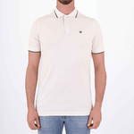 MANUEL RITZ MAGLIA POLO T SHIRT UOMO MNAUEL RITZ 3432M552 COTONE BIANCO ORIGINALE PE 2023