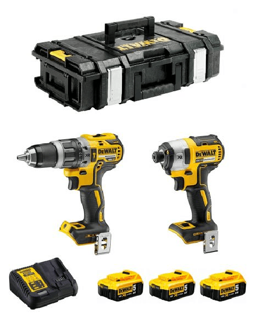 Dewalt kit dck266p3 (dcd796 + dcf887 + 3 x 5,0 ah.. 5035048636787