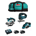 Makita kit mpk18323b (dkp180 + dss610 + djv180 +.. 8435587902416