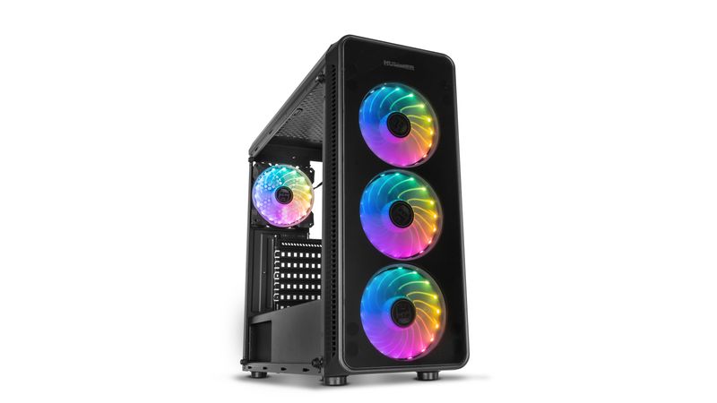 NOX-HUMMER-TGM-Case-Semiterirre-ATX-Micro-Atx-e-Mini-ITX---Templado-Crystal---2x-SSD-2.5---2x-HDD-3.5---USB-3.0-USB-2.