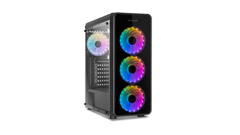 NOX-HUMMER-TGM-Case-Semiterirre-ATX-Micro-Atx-e-Mini-ITX---Templado-Crystal---2x-SSD-2.5---2x-HDD-3.5---USB-3.0-USB-2.