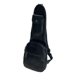 PIERRE CARDIN BORSA BORSE TRACOLLA MARSUPIO UOMO PIERRE CARDIN 4233 PELLE NERO ORIGINALE