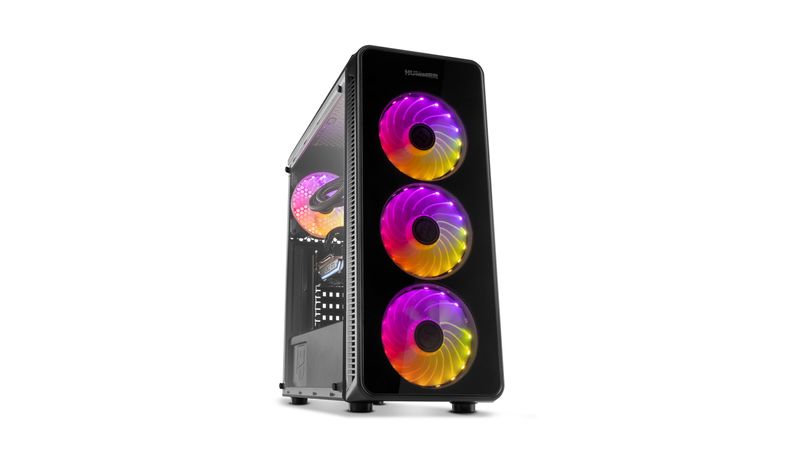 NOX-HUMMER-TGM-Case-Semiterirre-ATX-Micro-Atx-e-Mini-ITX---Templado-Crystal---2x-SSD-2.5---2x-HDD-3.5---USB-3.0-USB-2.