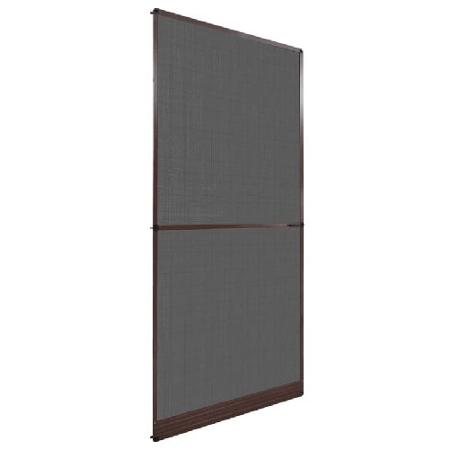 VidaXL Zanzariera con Cardini per Porte Marrone 100 x 215 cm