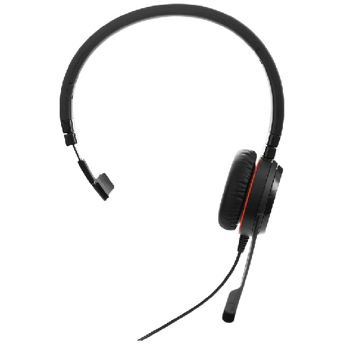 Jabra evolve 20 se auricolare cablato a padiglione ufficio usb type-c / usb type-a nero