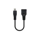 Nanocable 10.01.3500 Cavo USB 0,15 m USB 2.0 Micro-USB B USB A Nero