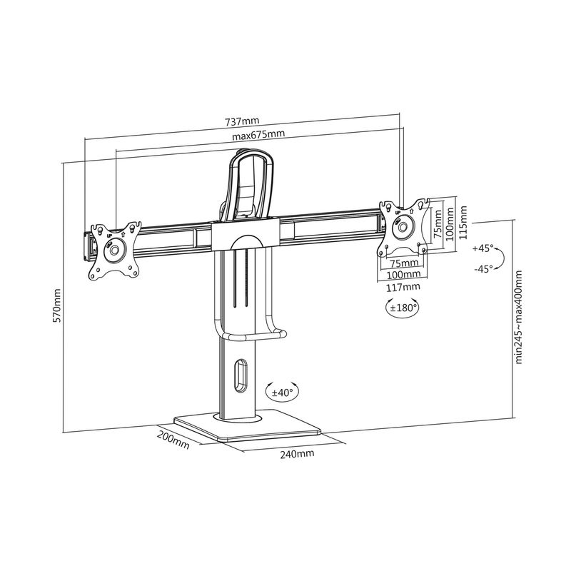 AISENS-DT27TSR-065-supporto-da-tavolo-per-Tv-a-schermo-piatto-686-cm--27---Nero-Scrivania