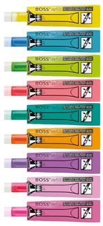 Stabolo-Boss-70-pacchetto-di-20-ricariche-da-3-ml-per-marcatore-fluorescente---inchiostro-a-base-d-acqua---colore-giallo