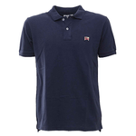 ROY ROGERS POLO T SHIRT UOMO ROY ROGERS P23RRU190CD76XXXX COTONE BLU ORIGINALE PE 2023