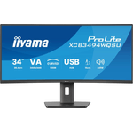 Iiyama prolite xcb3494wqsu-b1 monitor pc 86,4 cm (34") 3440 x 1440 pixel ultrawide quad hd led nero