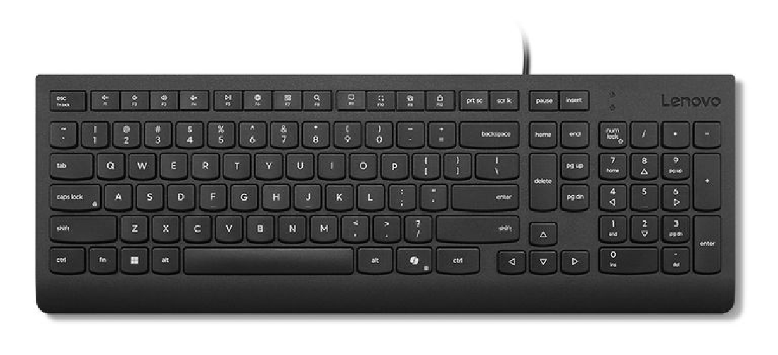 Lenovo 4y41r64653 tastiera casa/ufficio usb italiano nero
