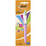 BIC 4 Colori Fun, Penna a Sfera (Punta 1mm), Confezione da 1