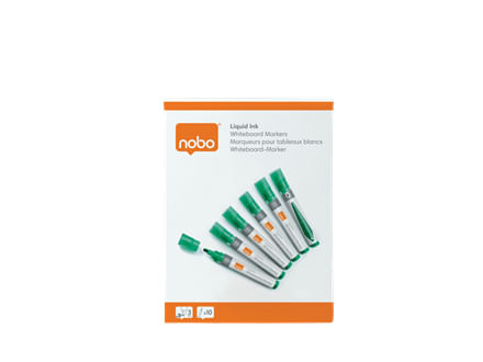 Box-di-blandi-Nobo-10-Blan---Round-Point-3mm---Inchiostro-liquido---Livello-di-inchiostro---colore-verde