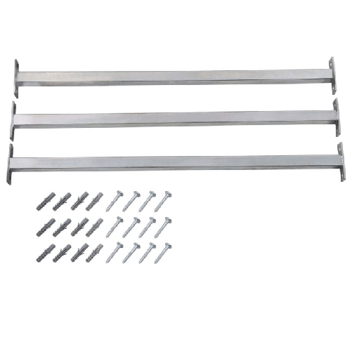 VidaXL Barre di Sicurezza per Finestra Regolabili 3 pz 710-1200 mm