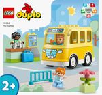 LEGO-DUPLO-10988-Lo-Scuolabus-Gioco-Educativo-con-Veicolo-e-Personaggi-Regalo-Didattico-per-Bambini-e-Bambine-da-2--Anni