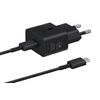 Samsung-Caricabatterie-Super-Fast-Charging-25W-con-Cavo-da-Usb-Type-c-a-Usb-Type-c-Nero
