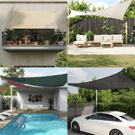 VidaXL Vela Parasole 160 g/m² Verde Chiaro 3x6 m in HDPE