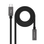 Nanocable-Cable-USB-3.2-Gen2x2-60W-4K-60Hz-USB-C-M-H---2m---Color-Negro