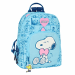 Snoopy Zaino Casual Snoopy Love Azzurro Chiaro 25 x 30 x 13 cm