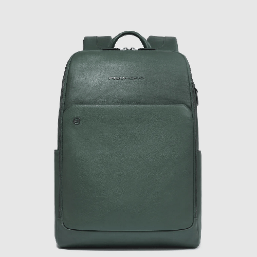 PIQUADRO BORSA ZAINI ZAINO PORTA PC UOMO PIQUADRO CA6501B3 PELLE VERDE ORIGINALE AI 2025