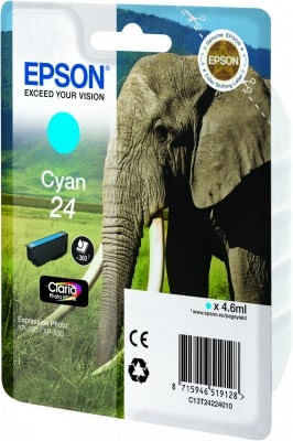 Epson-Elephant-Cartuccia-Ciano