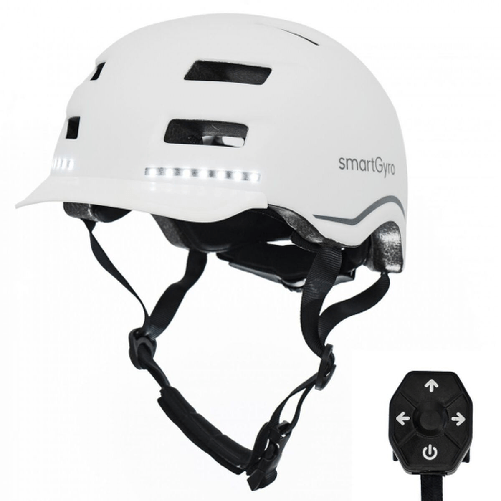 Smartgyro Casco per Hoverboard Elettrico Smartgyro SMART MAX Bianco