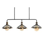 DKD Home Decor Lampadario DKD Home Decor 100 x 29 x 22 cm Nero Dorato Metallo 50 W
