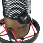 CHERRY-UM-9.0-PRO-RGB-Nero-Rame-Microfono-da-tavolo