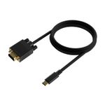 Aisens-Cable-Conversor-USB-C-a-VGA---USB-C-M-Hdb15-H---1.8m---Color-Negro