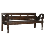 Home ESPRIT Panca Home ESPRIT Marrone scuro teak 196 x 68 x 82 cm