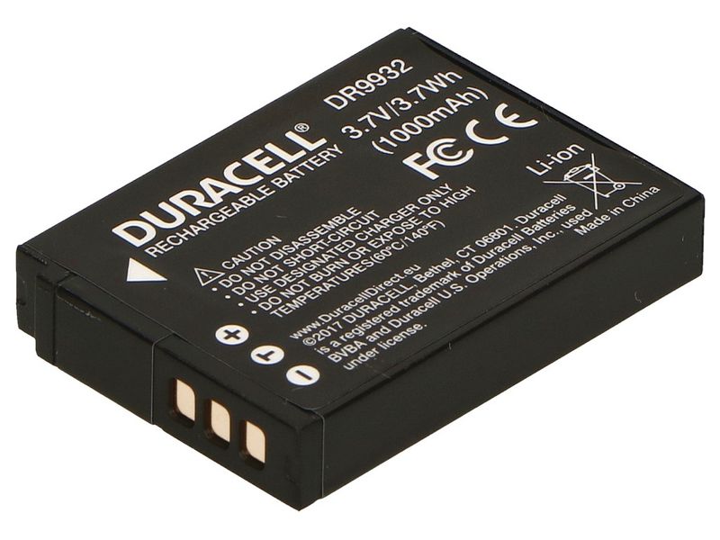 Duracell-DR9932-Batteria-per-fotocamera-videocamera-Ioni-di-Litio-1000-mAh