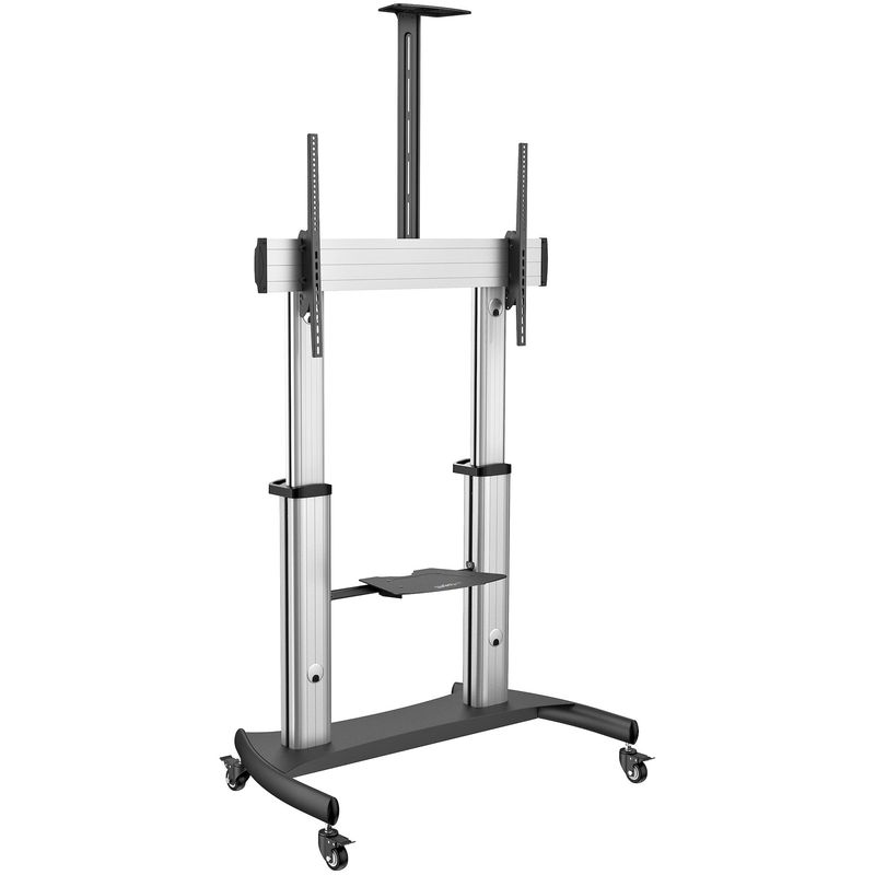 StarTech.com-Mobile-TV-Stand-girevole-su-ruote---Carrello-porta-TV-resistente-per-schermi-da-60-100---100kg----Supporto-