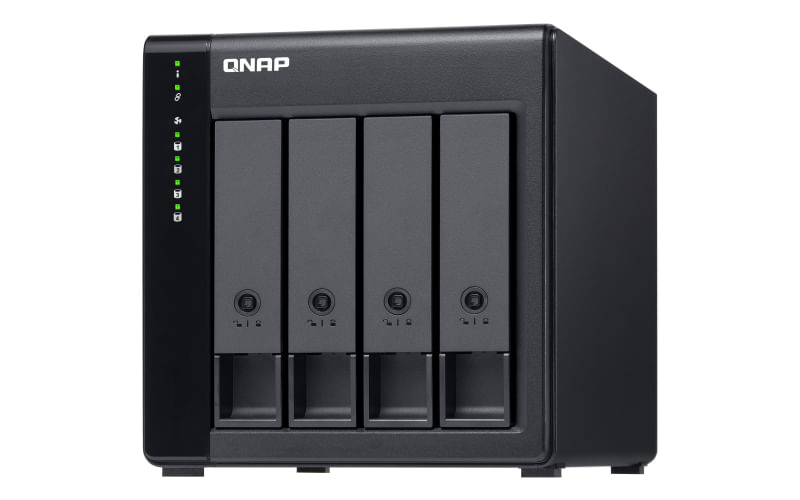 QNAP TL-D400S contenitore di unità di archiviazione Box esterno HDD/SSD Nero, Grigio 2.5/3.5"