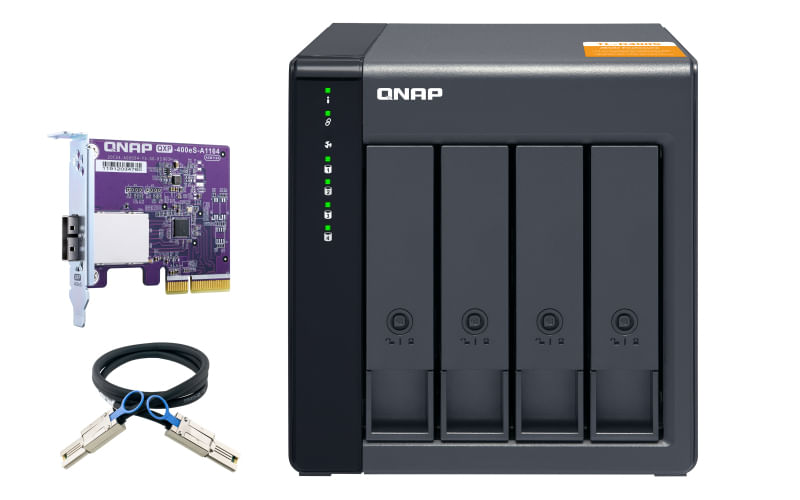 QNAP-TL-D400S-contenitore-di-unita-di-archiviazione-Box-esterno-HDD-SSD-Nero-Grigio-2.5-3.5-