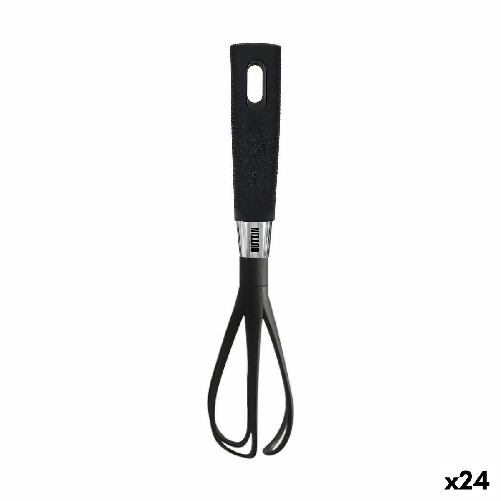 Quttin Sbattitore a Fruste Manuale Quttin Foodie Nero Nylon (24 Unità)